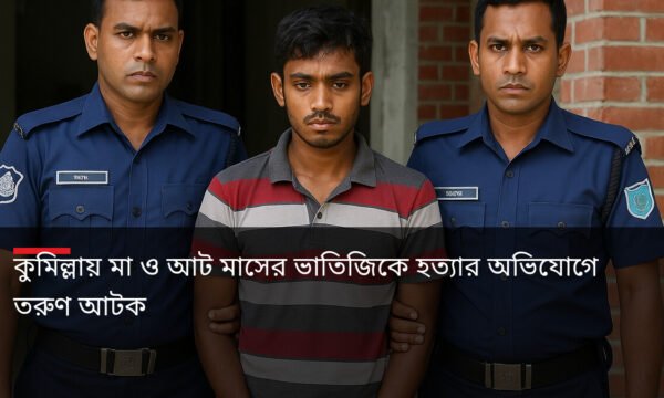 কুমিল্লায় মা ও আট মাসের ভাতিজিকে হত্যার অভিযোগে তরুণ আটক