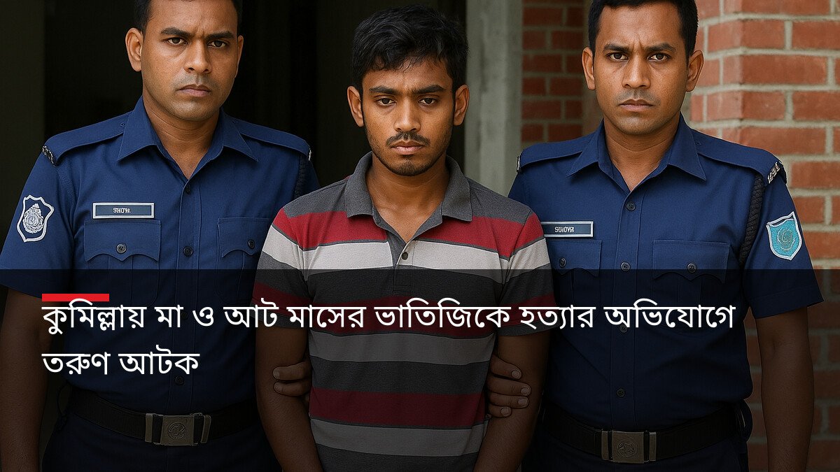 কুমিল্লায় মা ও আট মাসের ভাতিজিকে হত্যার অভিযোগে তরুণ আটক
