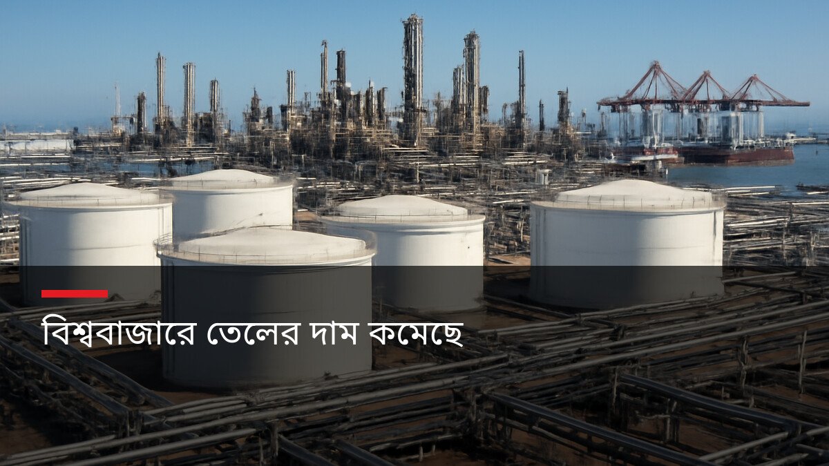 বিশ্ববাজারে তেলের দাম কমেছে