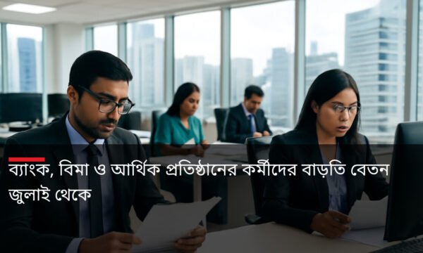 ব্যাংক, বিমা ও আর্থিক প্রতিষ্ঠানের কর্মীদের বাড়তি বেতন জুলাই থেকে